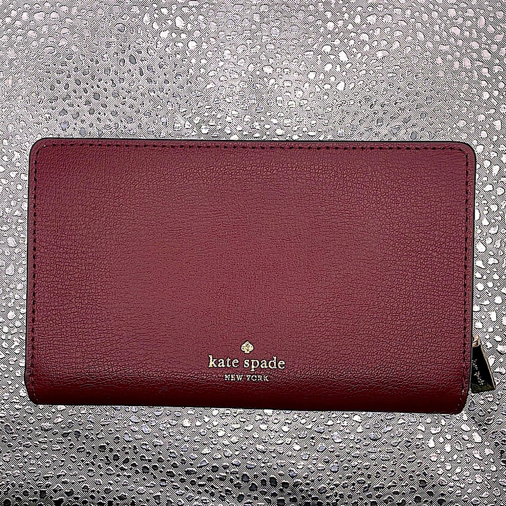 Kate Spade Maroon Leather Wallet